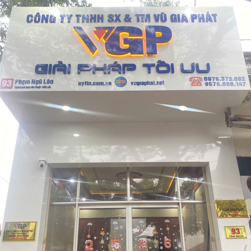 Bảng Hiệu Công Ty Đẹp Gia Lai