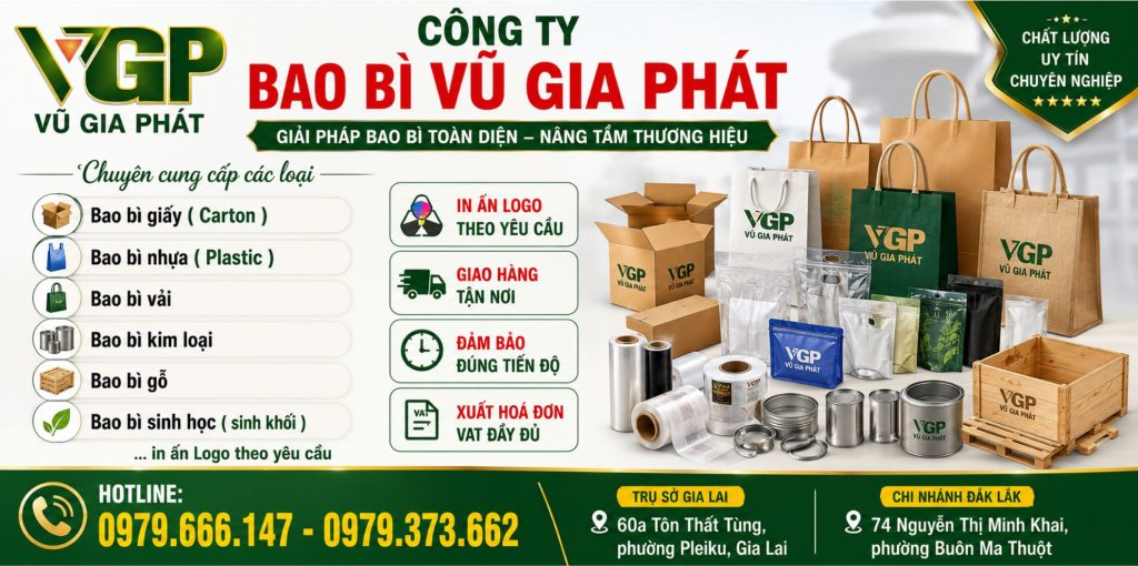 Công ty bao bì ở Pleiku Gia Lai