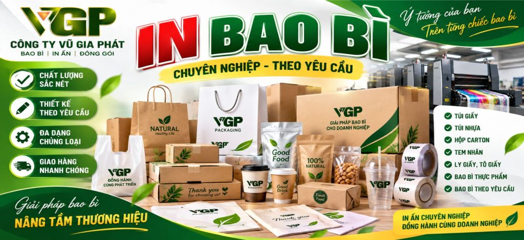 Đơn vị in bao bì tại khu vực Gia Lai